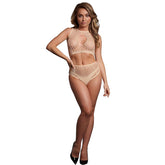 DUO NET KEY HOLE BRA SET ONE SIZE